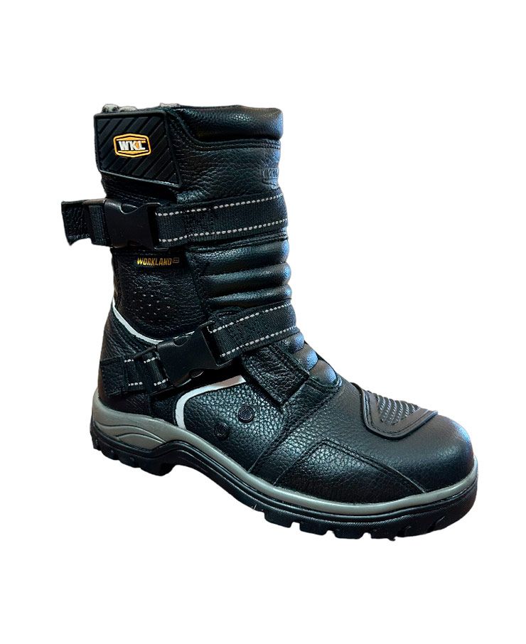Bota para Motociclista Workland color negro