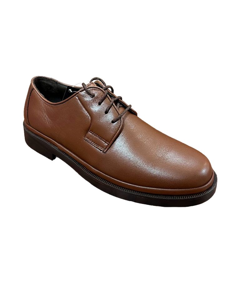 Zapato Quirelli con agujeta color cafe