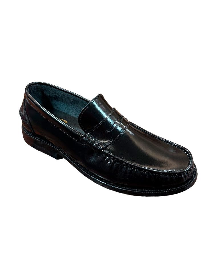 Mocasin Camo penny color negro