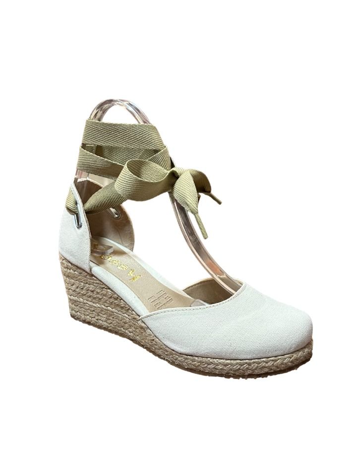 Alpargata color beige con yute Yossi