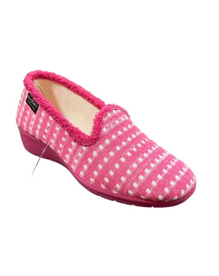 Pantufla cerrada color rosa Peña Banca