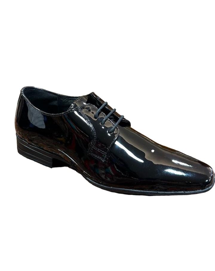 Zapato de vestir negro charol Gossetty