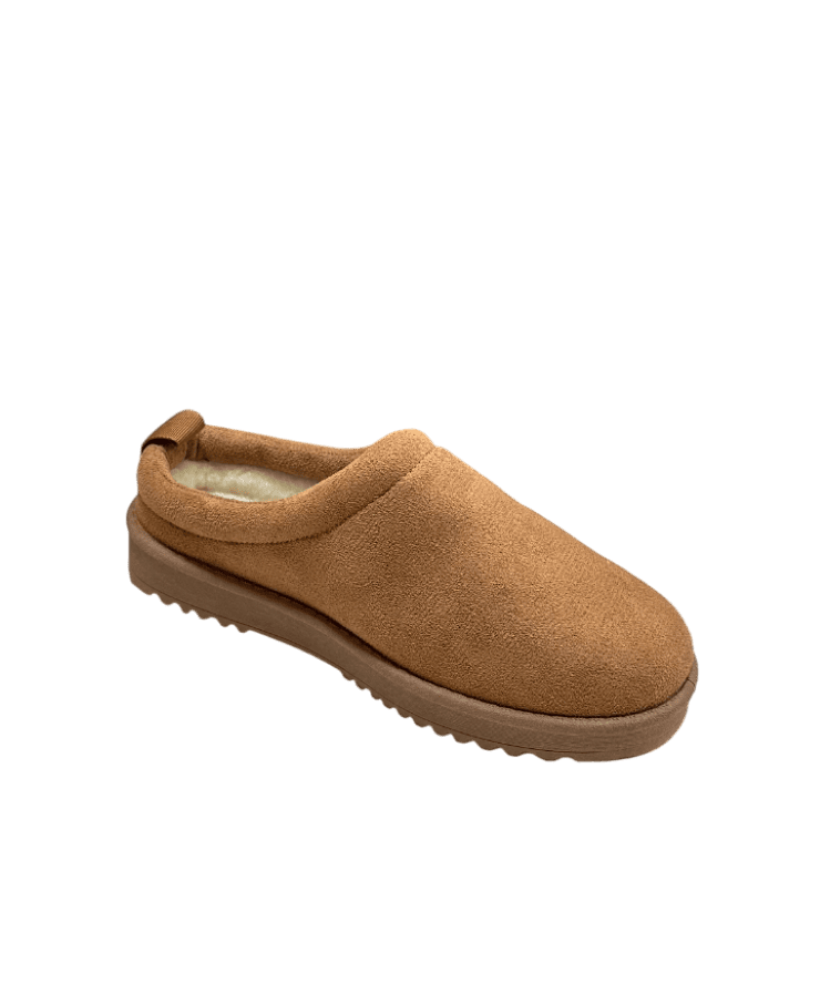 Pantuflas tipo sandalias Forever color arena