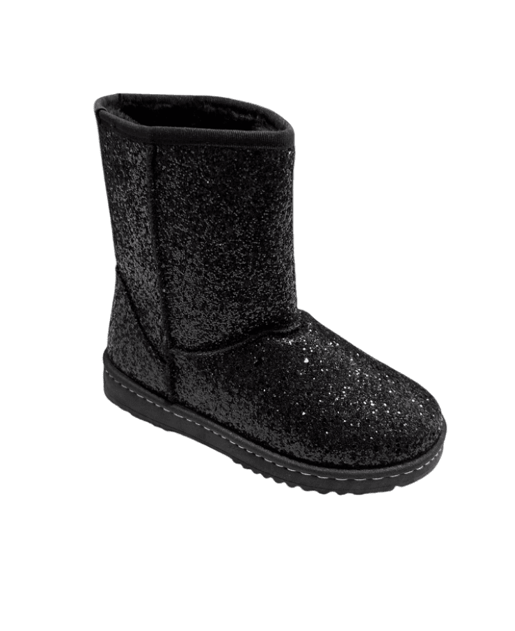 Bota invierno Forever Link color negra con brillos